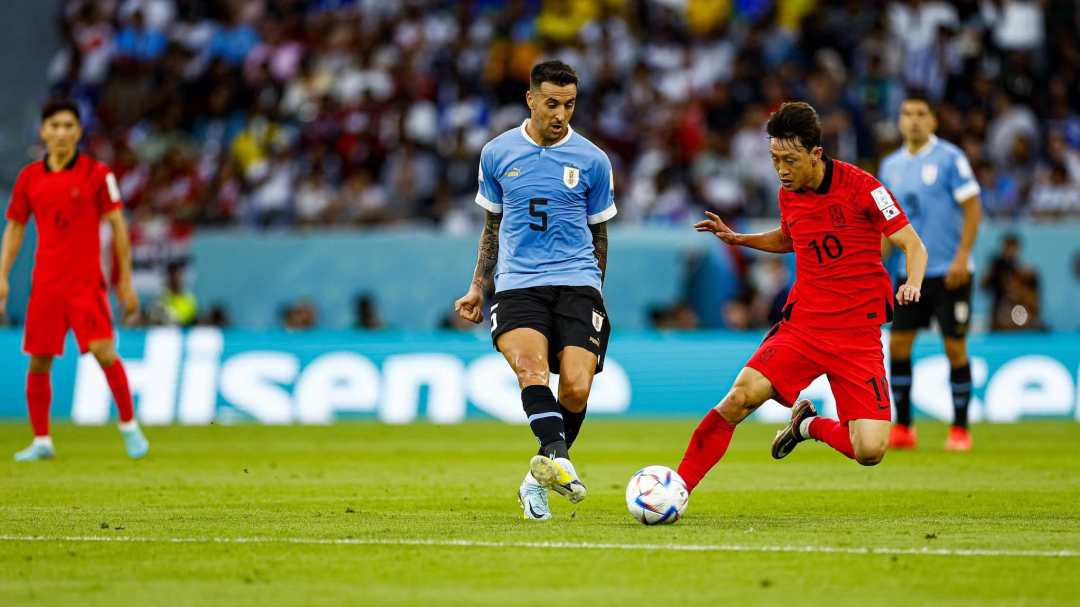 卡塔尔世界杯第四场0：0，乌拉圭队战平韩国队